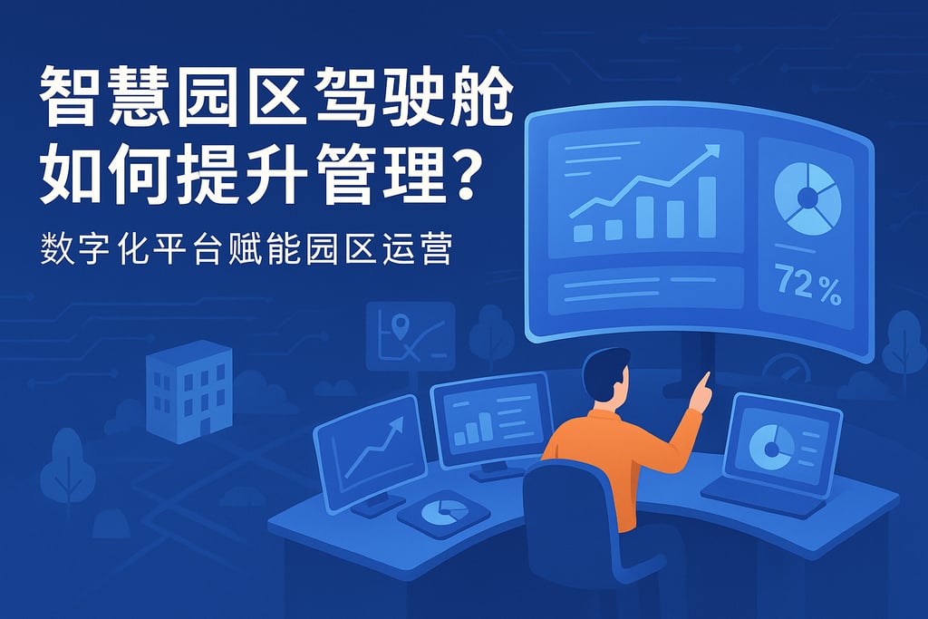 智慧园区驾驶舱如何提升管理？数字化平台赋能园区运营