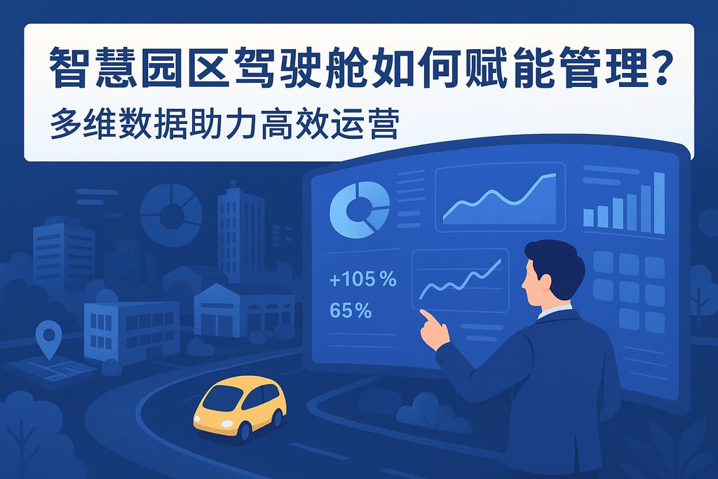 智慧园区驾驶舱如何赋能管理？多维数据助力高效运营