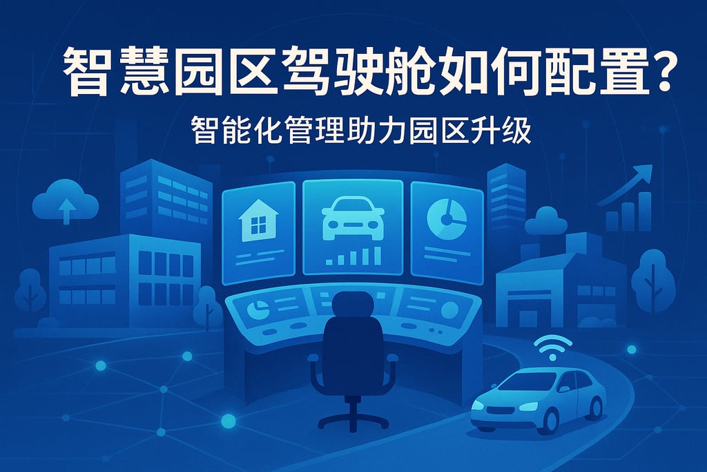 智慧园区驾驶舱如何配置？智能化管理助力园区升级