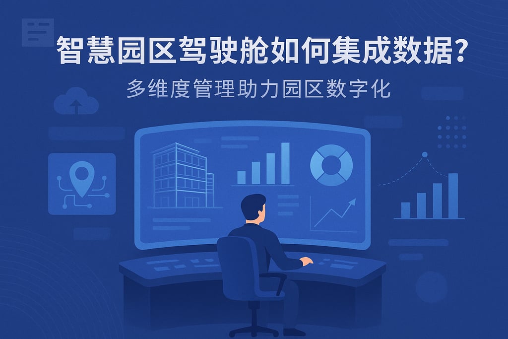 智慧园区驾驶舱如何集成数据？多维度管理助力园区数字化