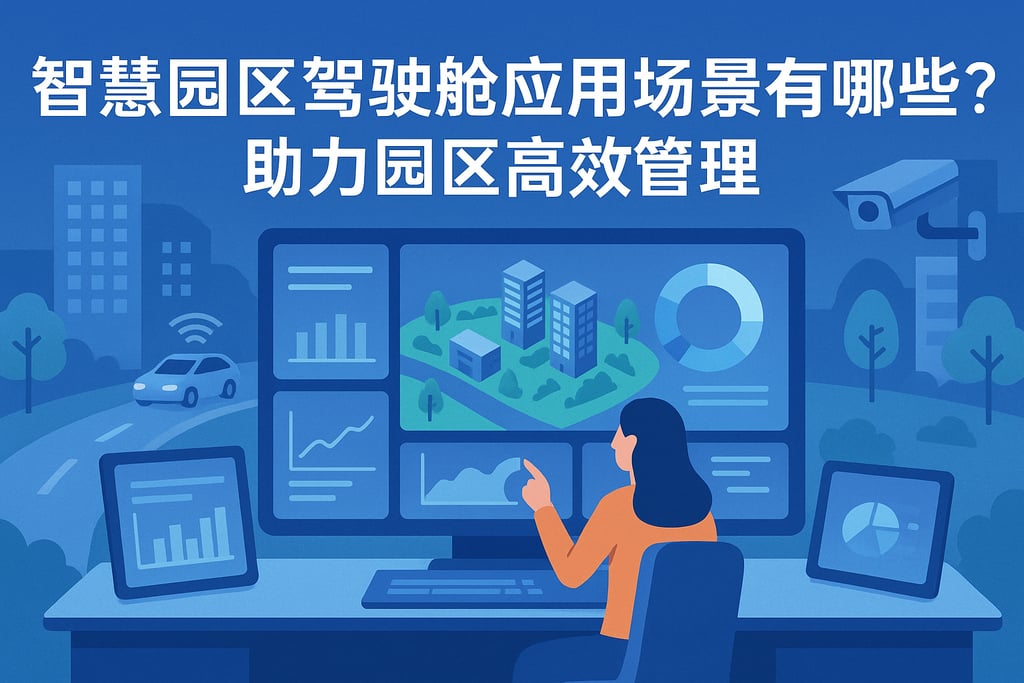 智慧园区驾驶舱应用场景有哪些？助力园区高效管理