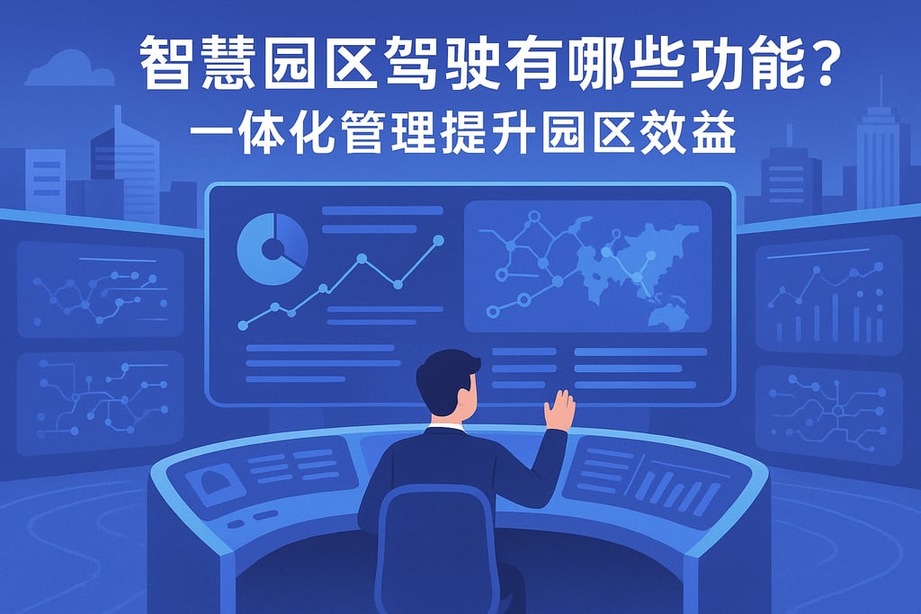 智慧园区驾驶舱有哪些功能？一体化管理提升园区效益