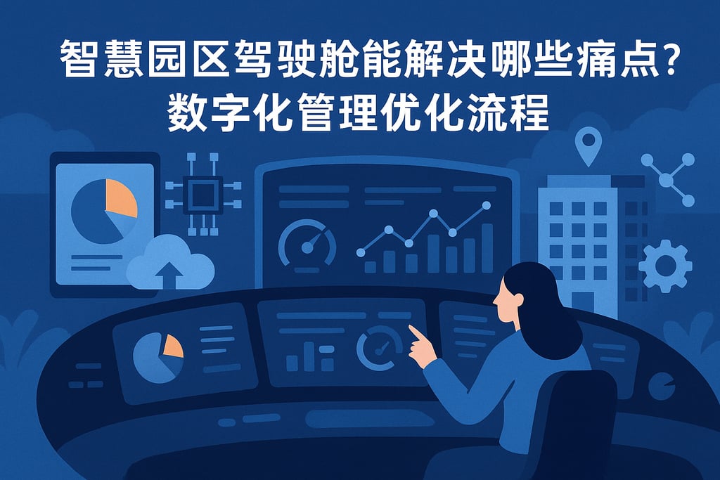 智慧园区驾驶舱能解决哪些痛点？数字化管理优化流程
