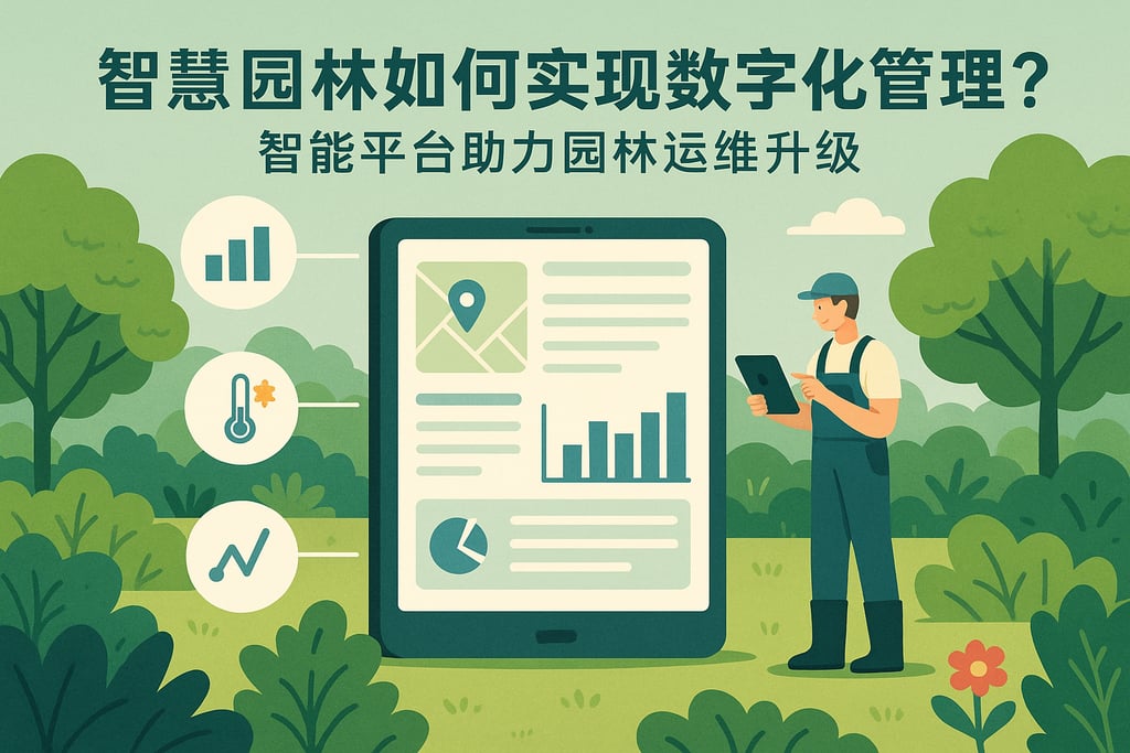 智慧园林如何实现数字化管理？智能平台助力园林运维升级