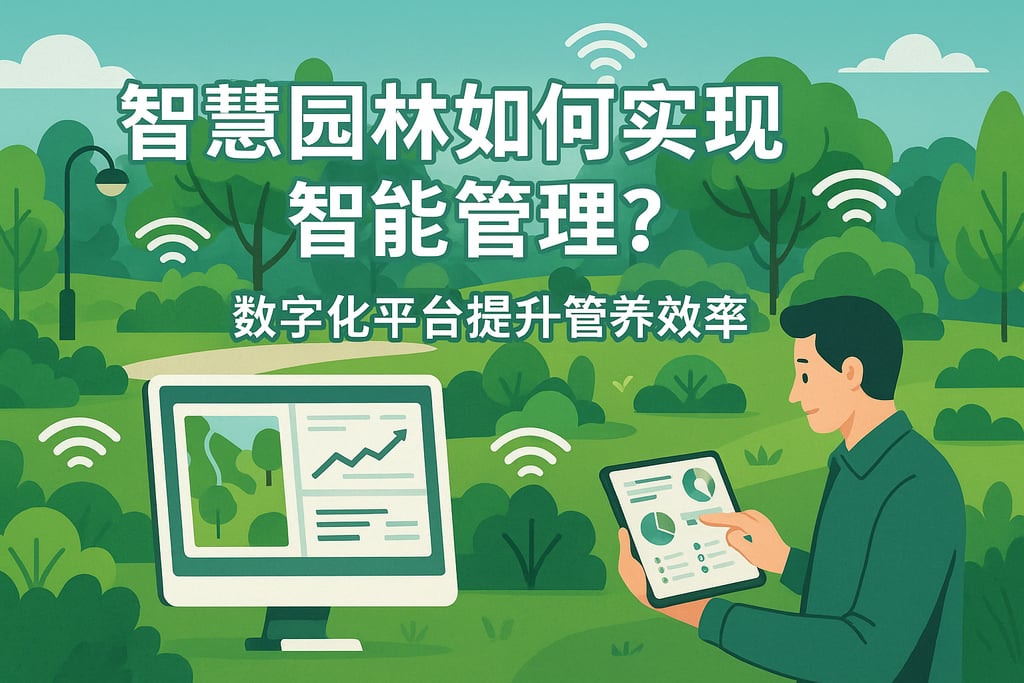 智慧园林如何实现智能管理？数字化平台提升管养效率
