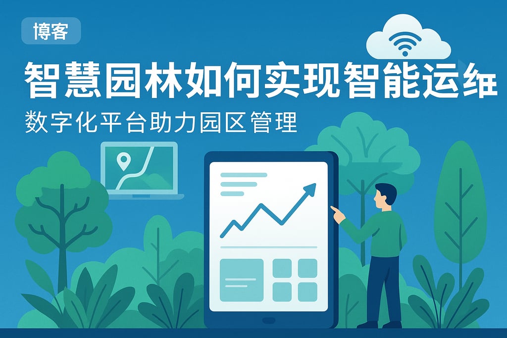 智慧园林如何实现智能运维？数字化平台助力园区管理