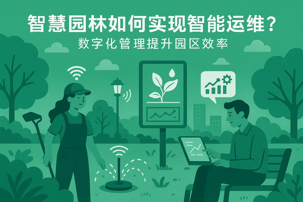 智慧园林如何实现智能运维？数字化管理提升园区效率