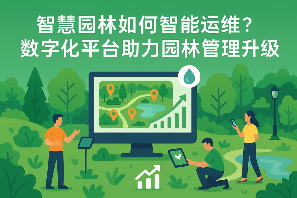 智慧园林如何智能运维？数字化平台助力园林管理升级