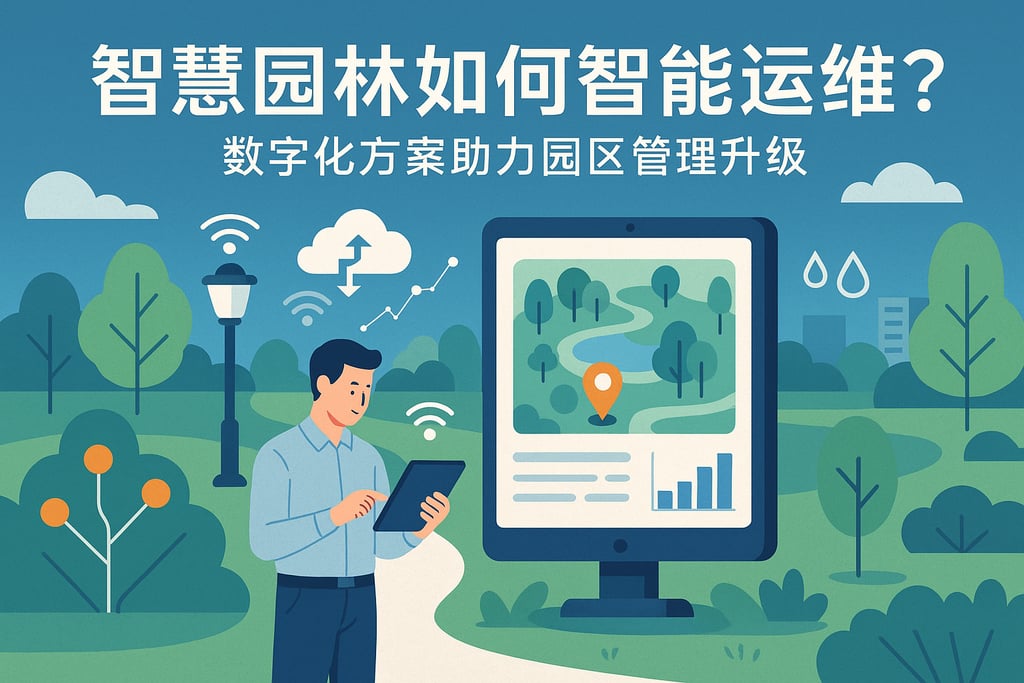 智慧园林如何智能运维？数字化方案助力园区管理升级