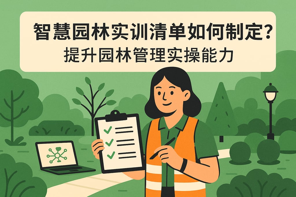 智慧园林实训清单如何制定？提升园林管理实操能力