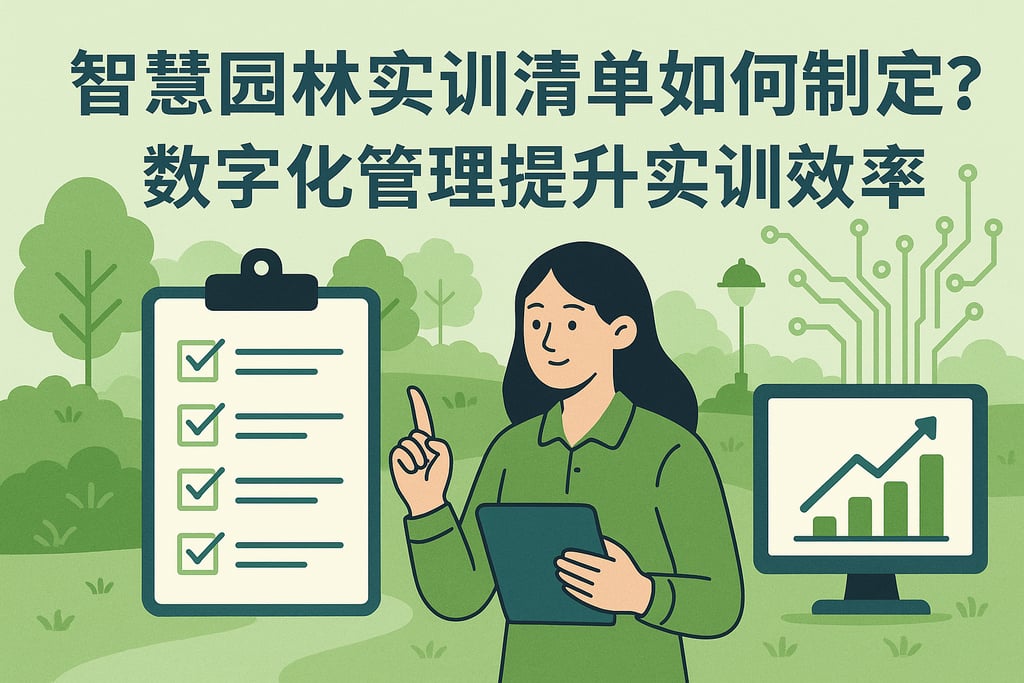 智慧园林实训清单如何制定？数字化管理提升实训效率