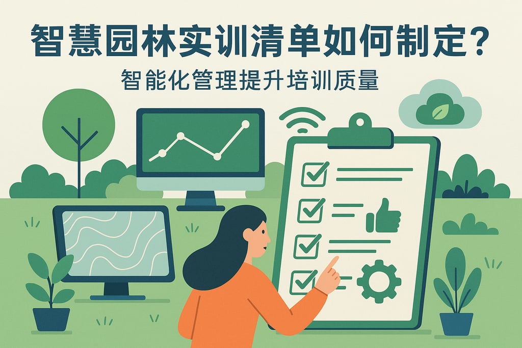 智慧园林实训清单如何制定？智能化管理提升培训质量
