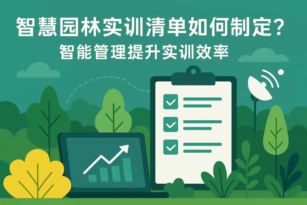 智慧园林实训清单如何制定？智能管理提升实训效率