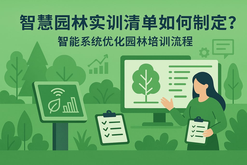 智慧园林实训清单如何制定？智能系统优化园林培训流程