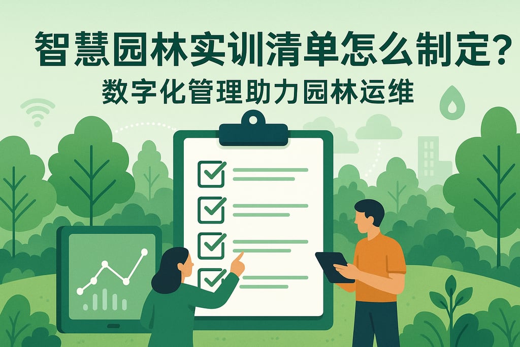 智慧园林实训清单怎么制定？数字化管理助力园林运维