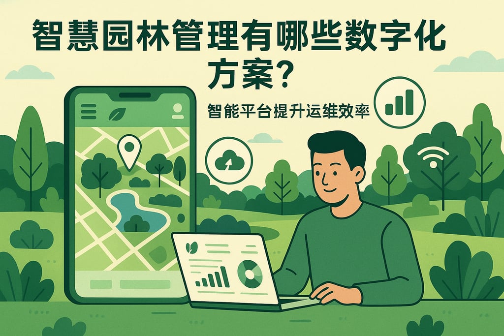 智慧园林管理有哪些数字化方案？智能平台提升运维效率
