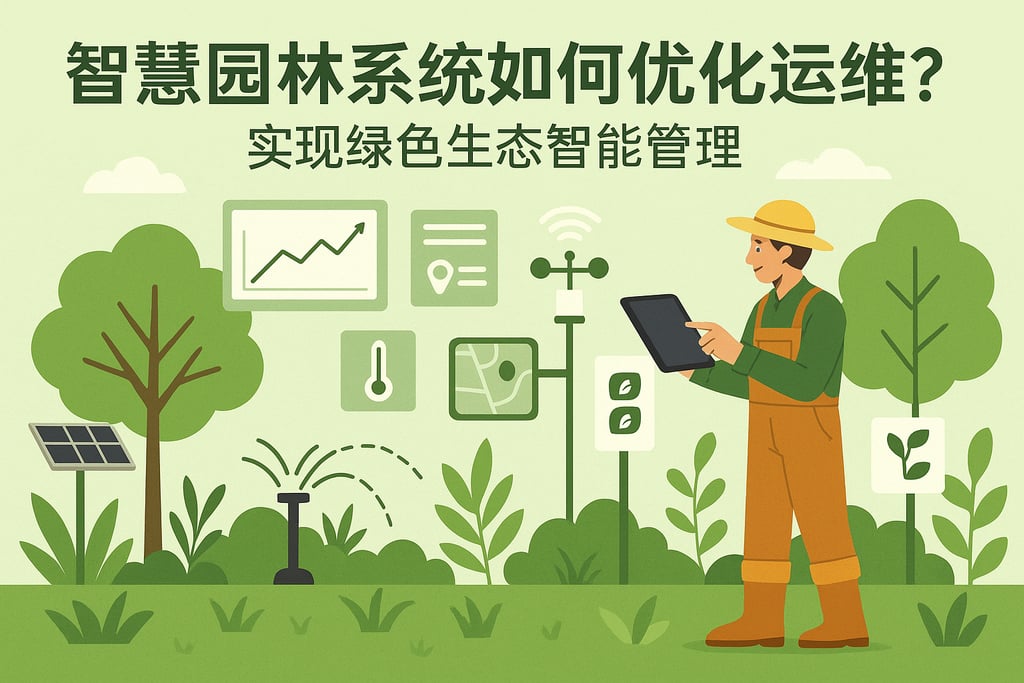 智慧园林系统如何优化运维？实现绿色生态智能管理