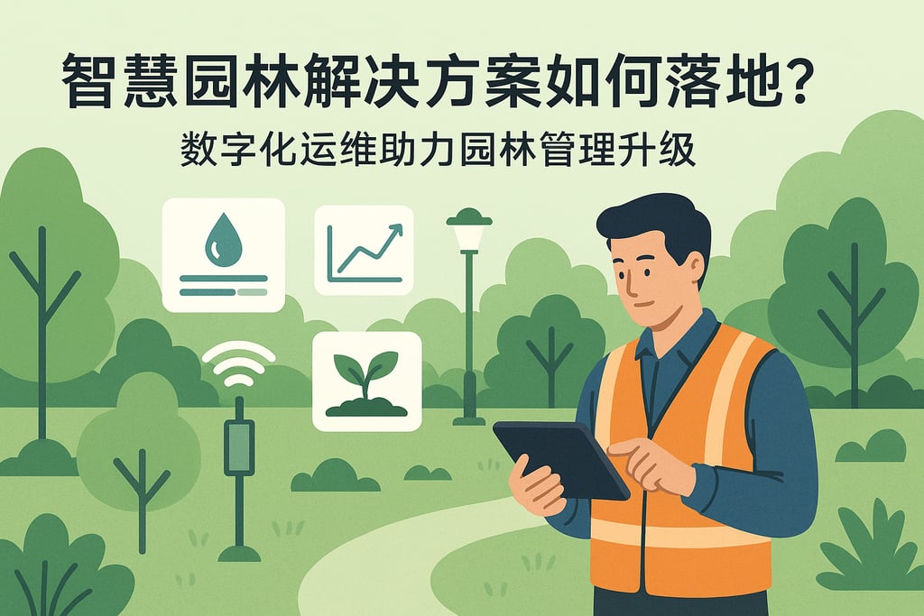 智慧园林解决方案如何落地？数字化运维助力园林管理升级