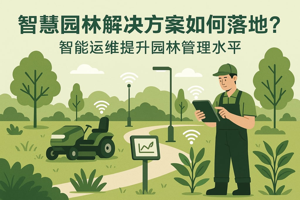 智慧园林解决方案如何落地？智能运维提升园林管理水平