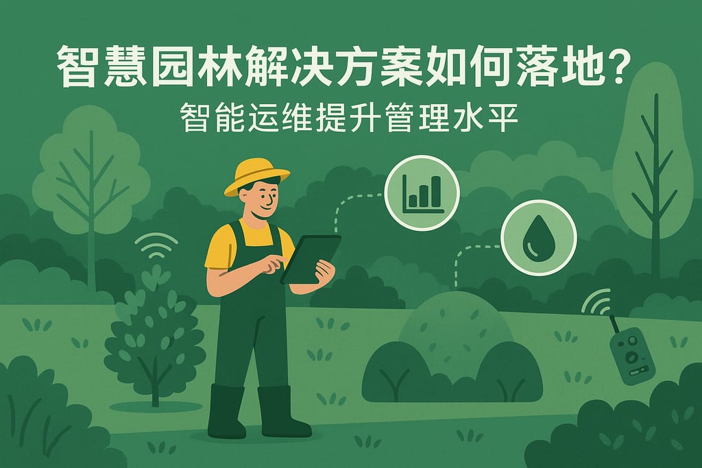 智慧园林解决方案如何落地？智能运维提升管理水平