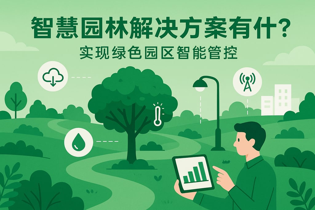 智慧园林解决方案有哪些亮点？实现绿色园区智能管控