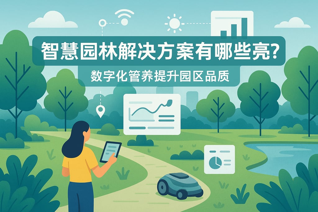 智慧园林解决方案有哪些亮点？数字化管养提升园区品质