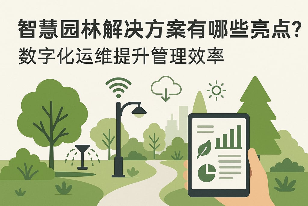 智慧园林解决方案有哪些亮点？数字化运维提升管理效率