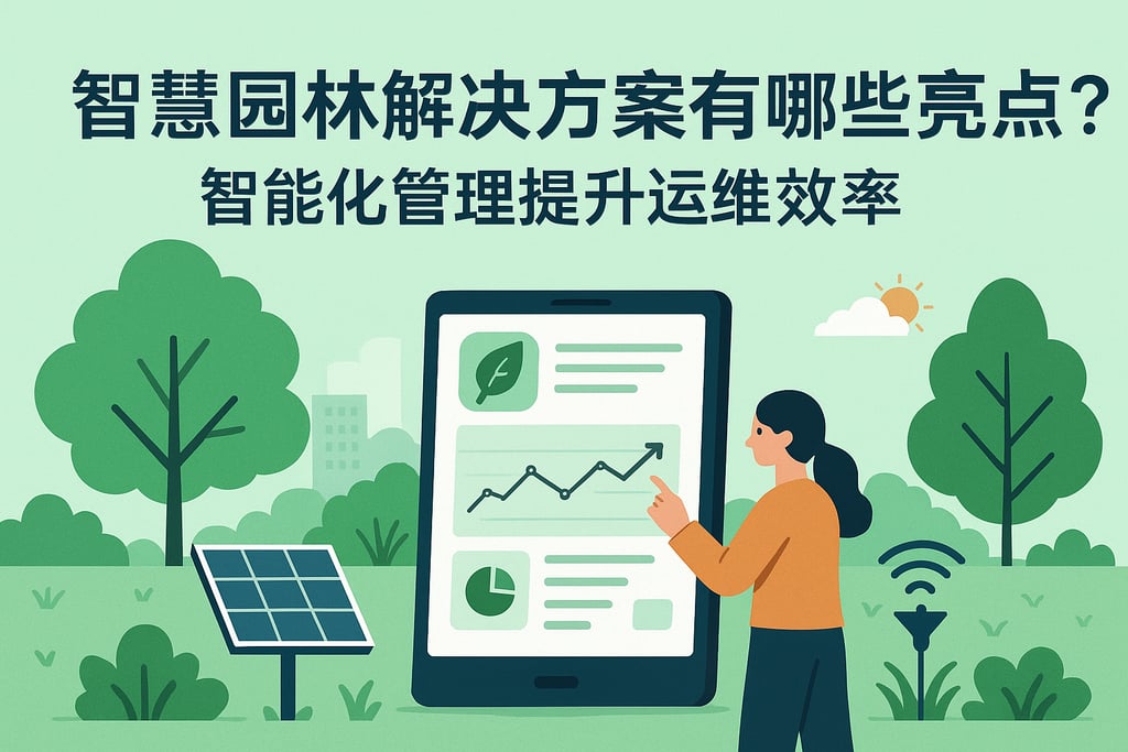 智慧园林解决方案有哪些亮点？智能化管理提升运维效率
