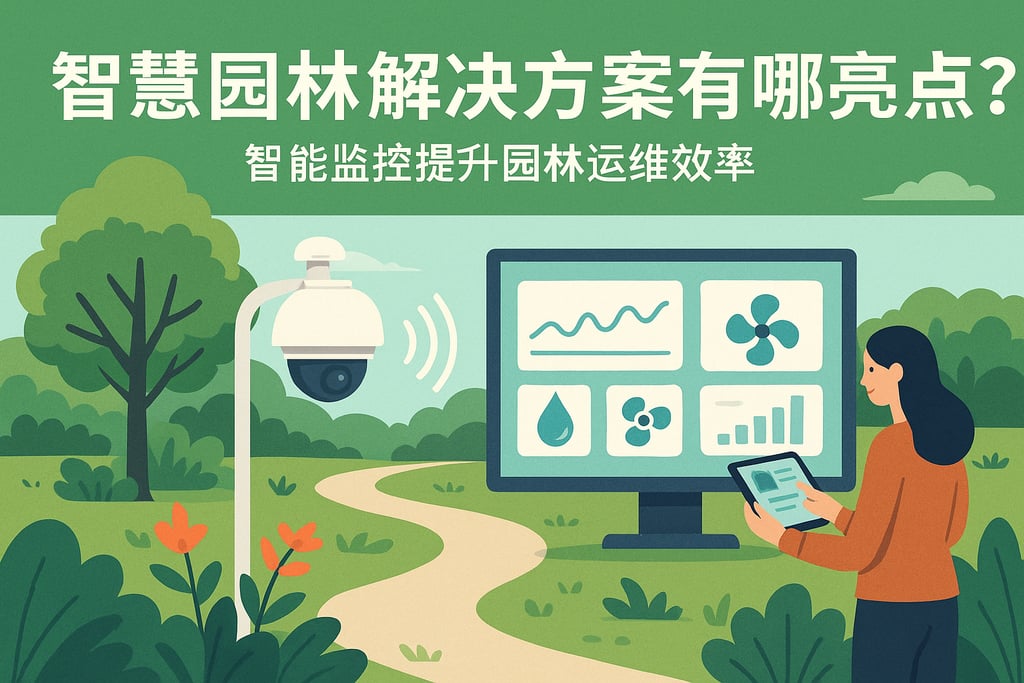 智慧园林解决方案有哪些亮点？智能监控提升园林运维效率