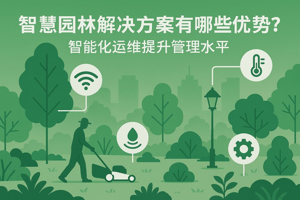 智慧园林解决方案有哪些优势？智能化运维提升管理水平