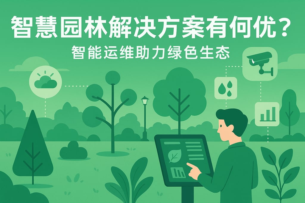 智慧园林解决方案有哪些优势？智能运维助力绿色生态