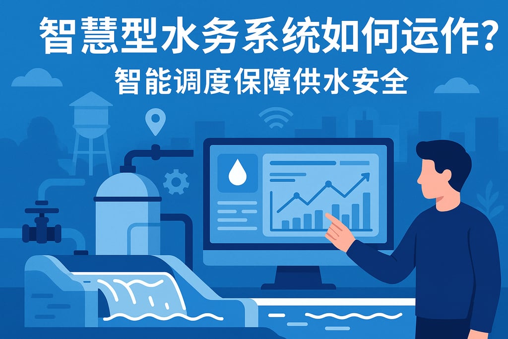 智慧型水务系统如何运作？智能调度保障供水安全