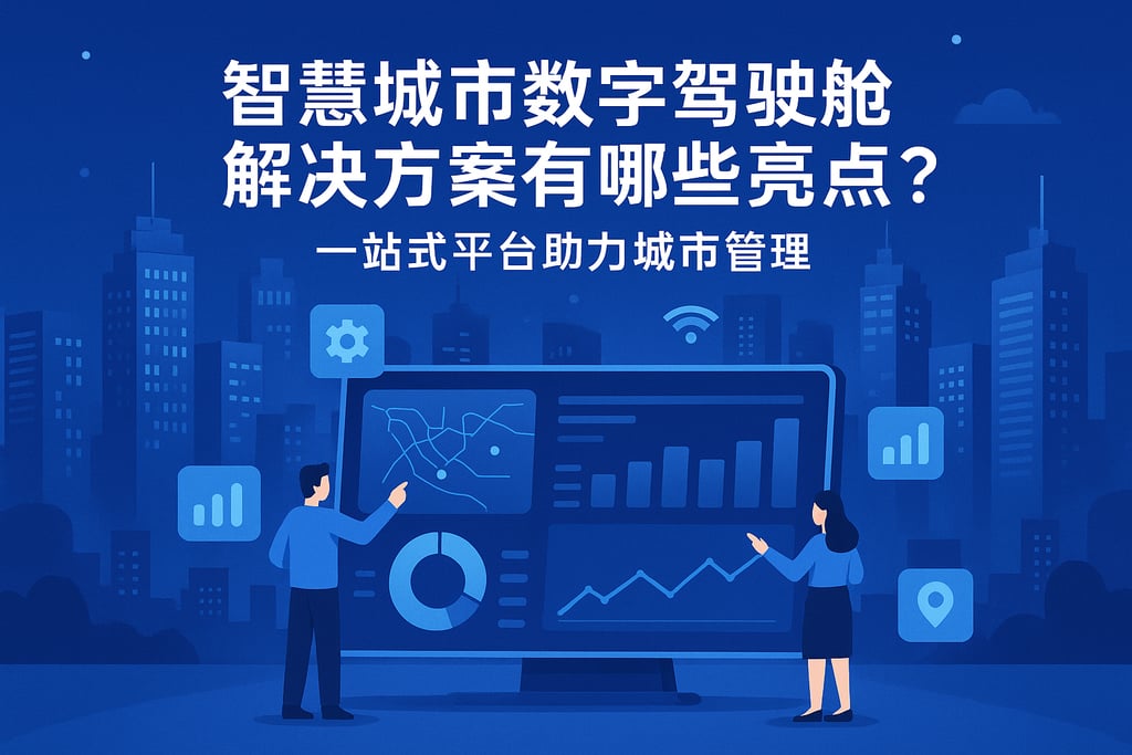 智慧城市数字驾驶舱解决方案有哪些亮点？一站式平台助力城市管理