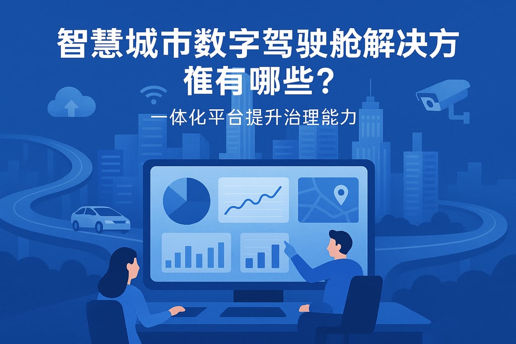 智慧城市数字驾驶舱解决方案有哪些？一体化平台提升治理能力