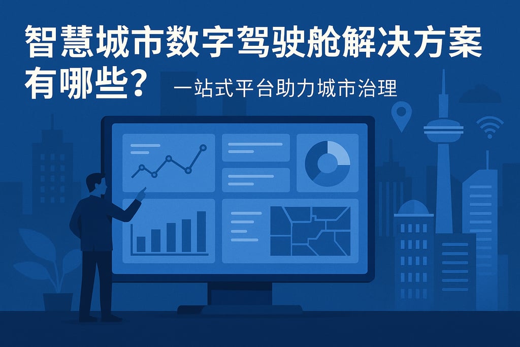智慧城市数字驾驶舱解决方案有哪些？一站式平台助力城市治理