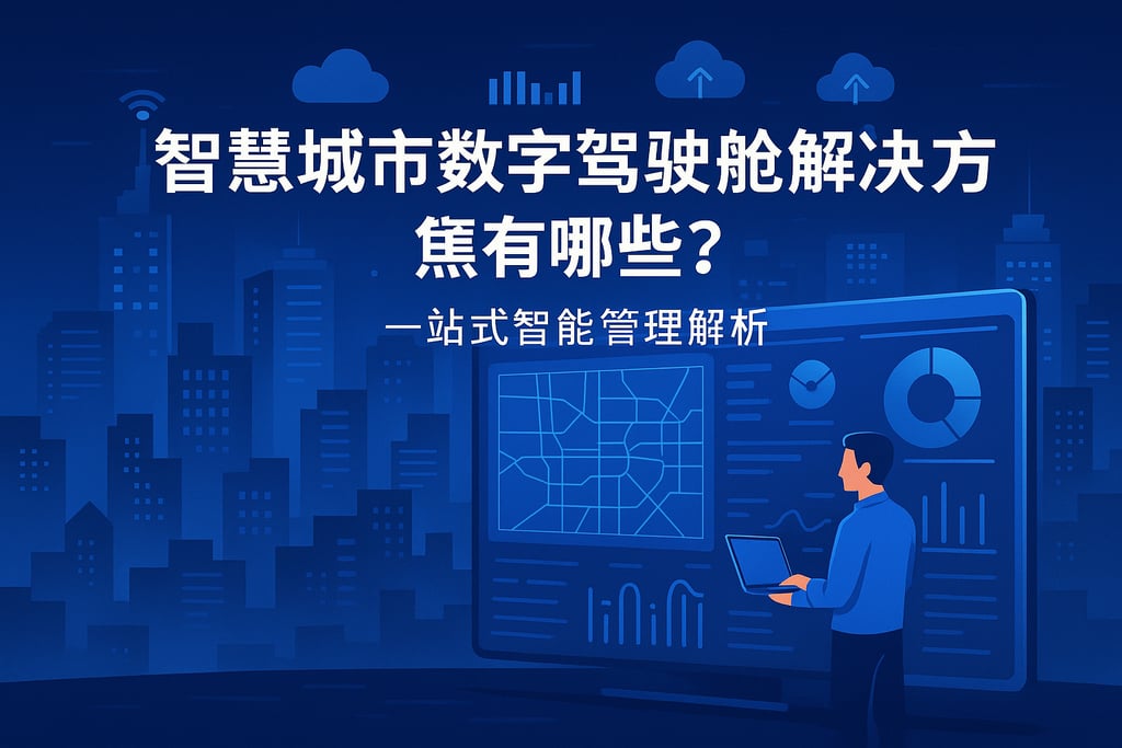 智慧城市数字驾驶舱解决方案有哪些？一站式智能管理解析