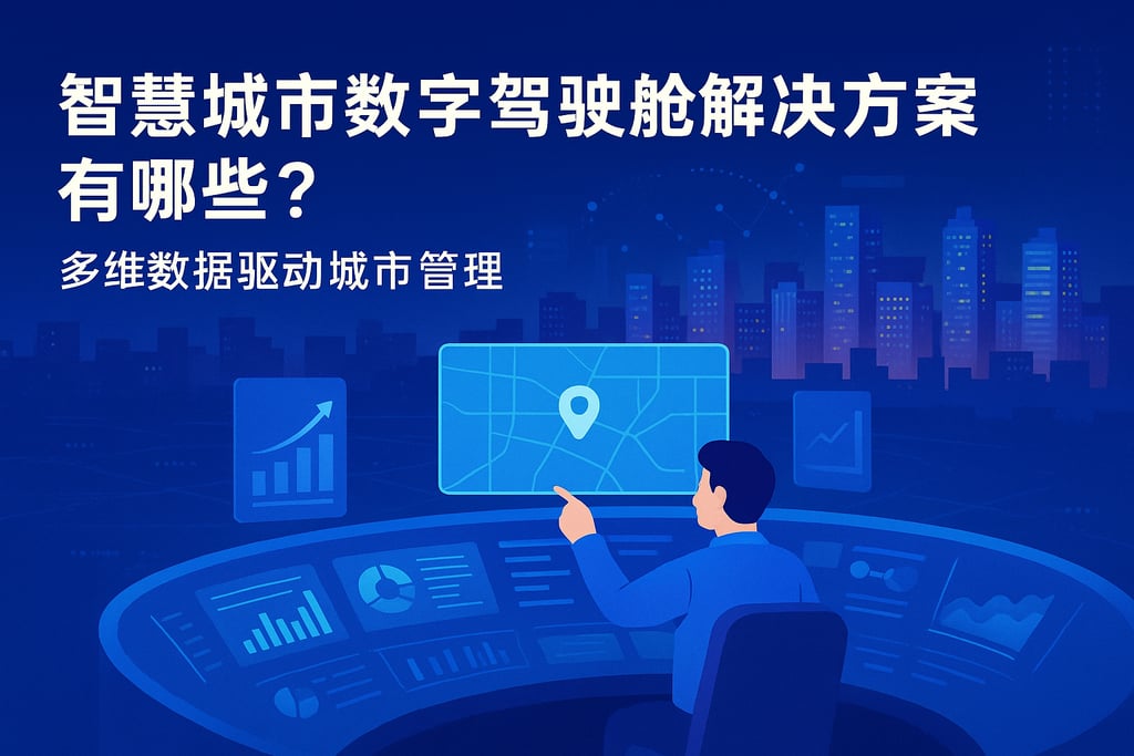 智慧城市数字驾驶舱解决方案有哪些？多维数据驱动城市管理