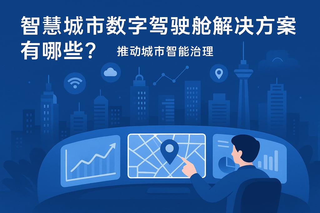 智慧城市数字驾驶舱解决方案有哪些？推动城市智能治理