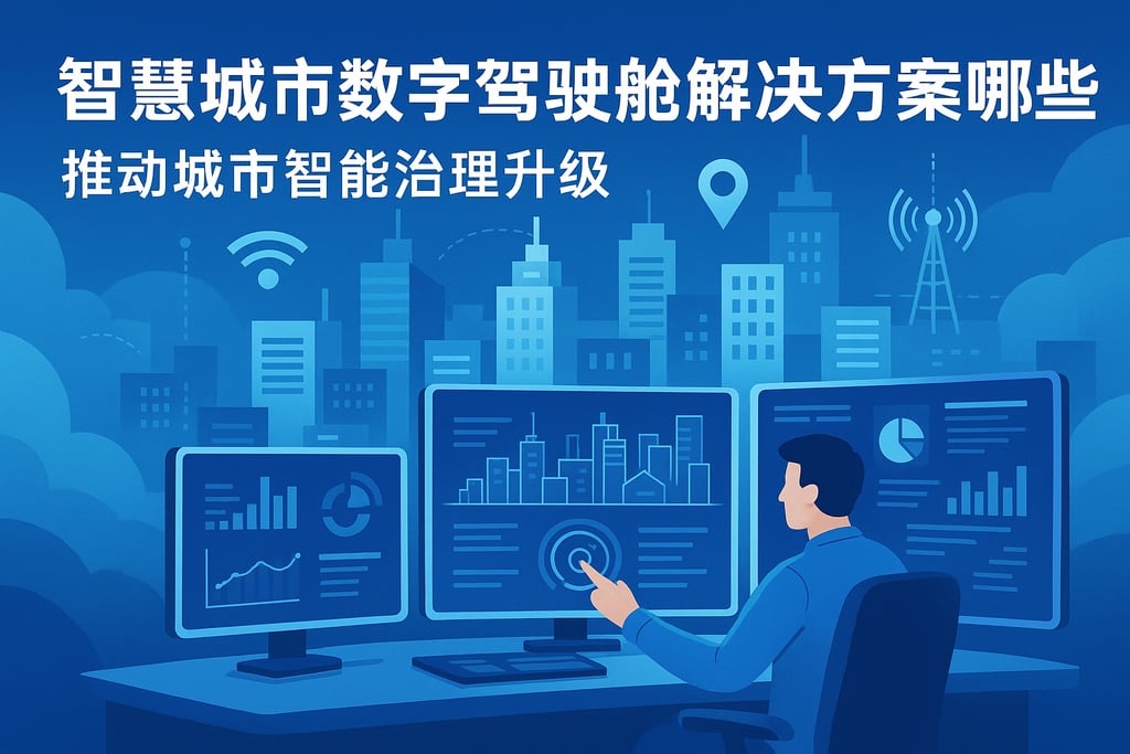 智慧城市数字驾驶舱解决方案有哪些？推动城市智能治理升级