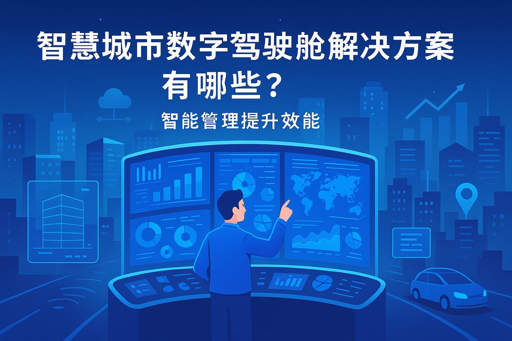 智慧城市数字驾驶舱解决方案有哪些？智能管理提升效能