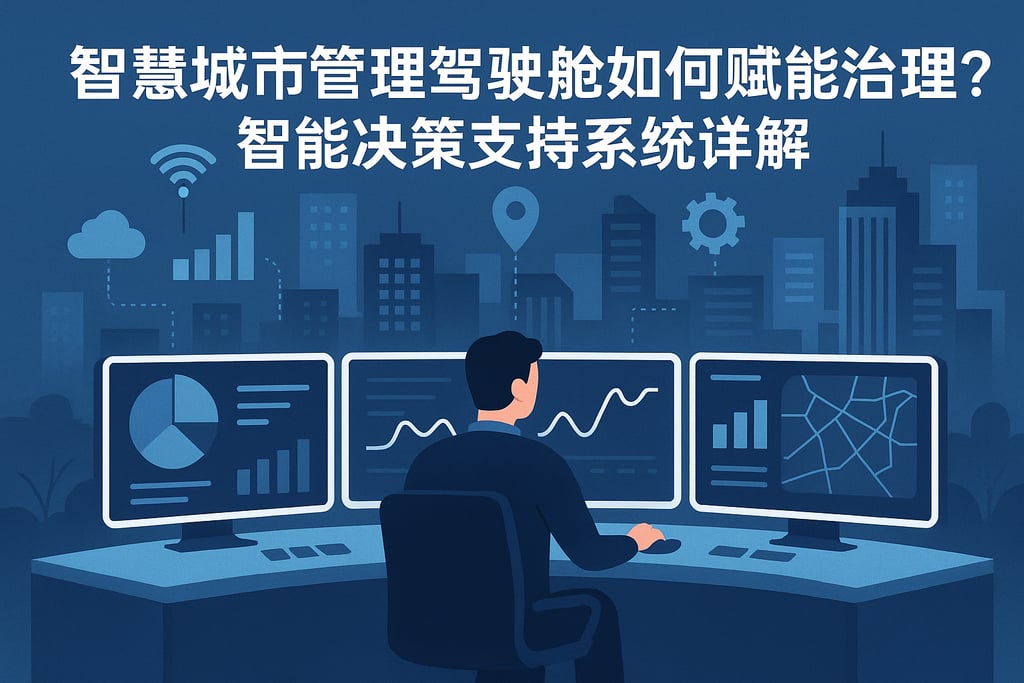 智慧城市管理驾驶舱如何赋能治理？智能决策支持系统详解