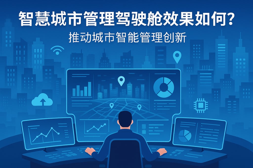 智慧城市管理驾驶舱效果如何？推动城市智能管理创新