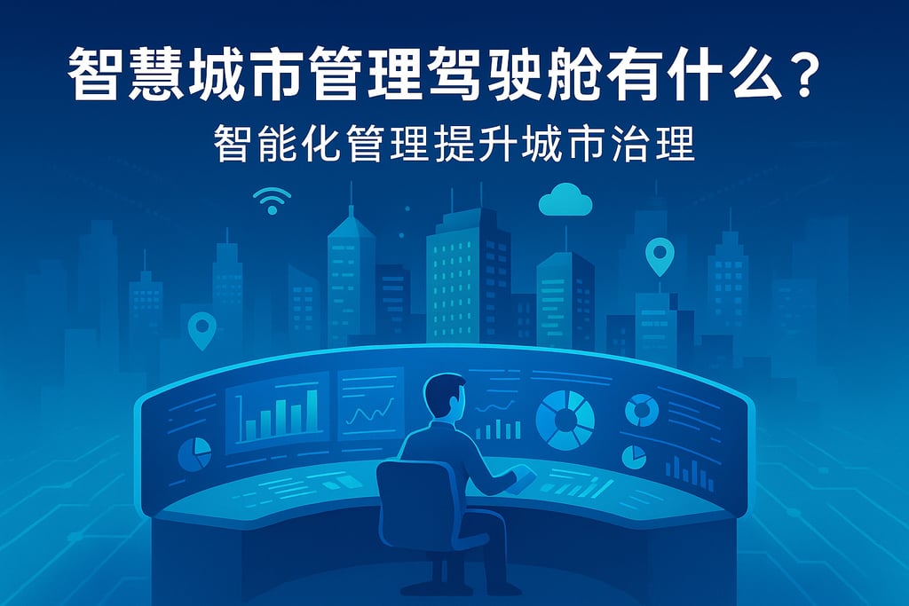 智慧城市管理驾驶舱有什么优势？智能化管理提升城市治理