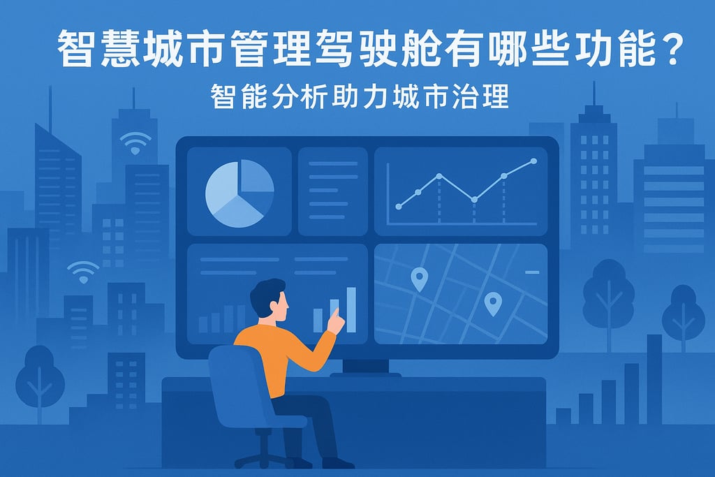 智慧城市管理驾驶舱有哪些功能？智能分析助力城市治理