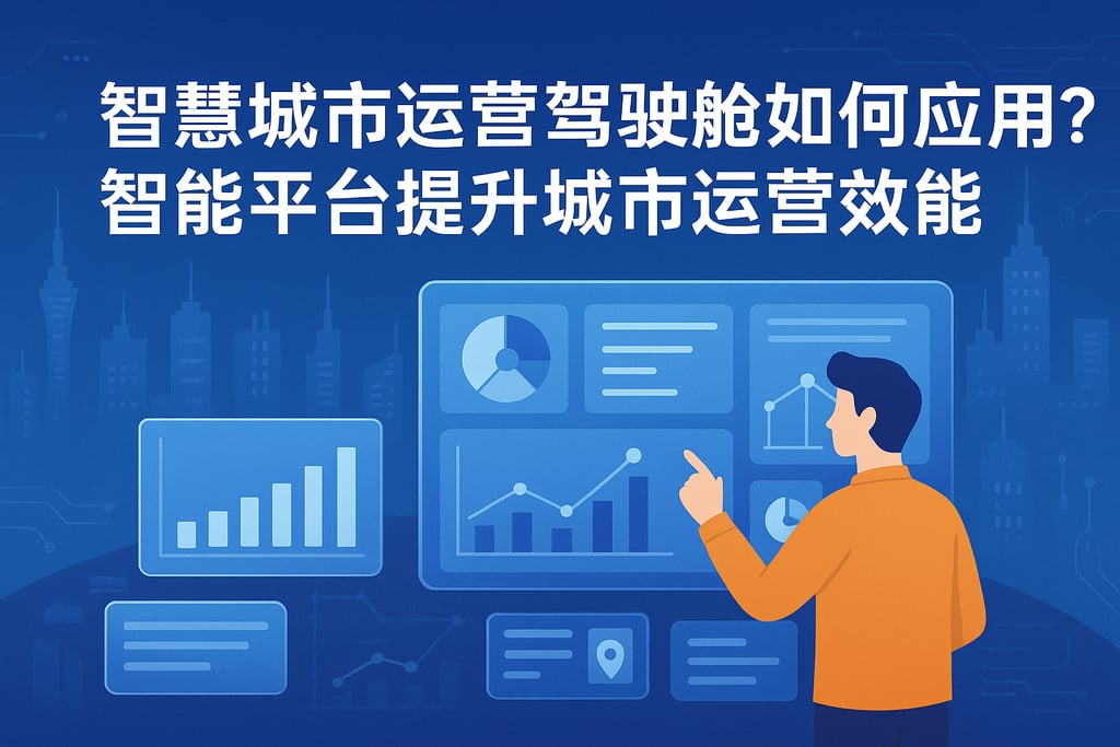 智慧城市运营驾驶舱如何应用？智能平台提升城市运营效能