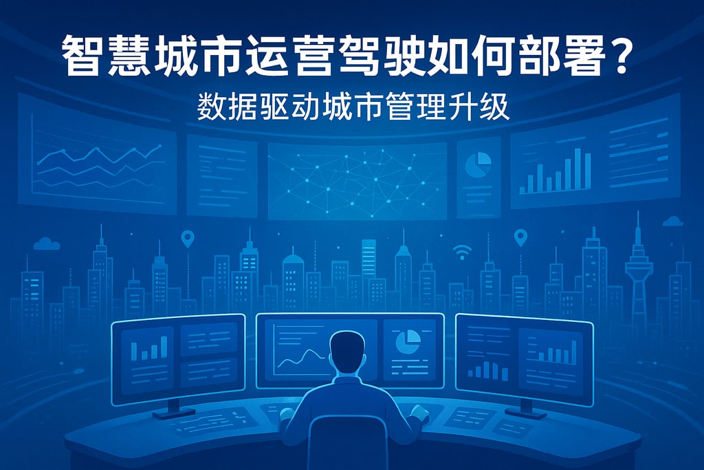 智慧城市运营驾驶舱如何部署？数据驱动城市管理升级