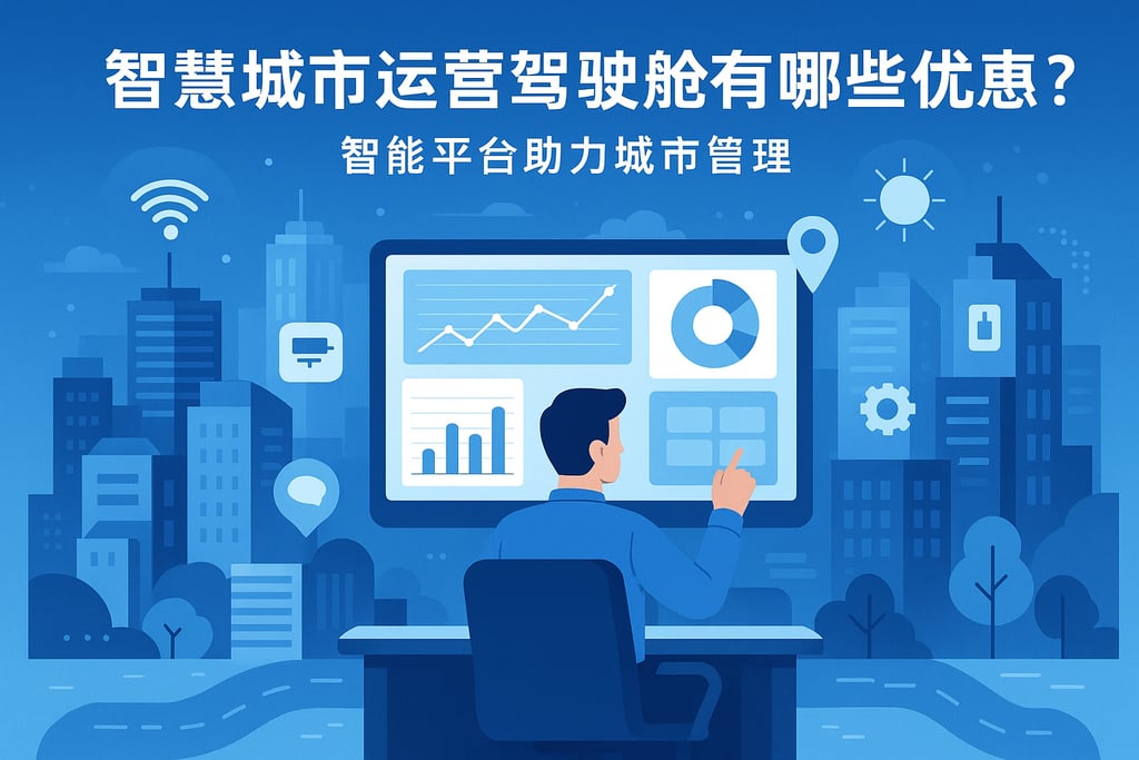 智慧城市运营驾驶舱有哪些优势？智能平台助力城市管理