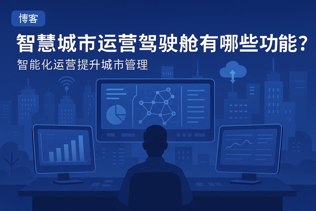 智慧城市运营驾驶舱有哪些功能？智能化运营提升城市管理