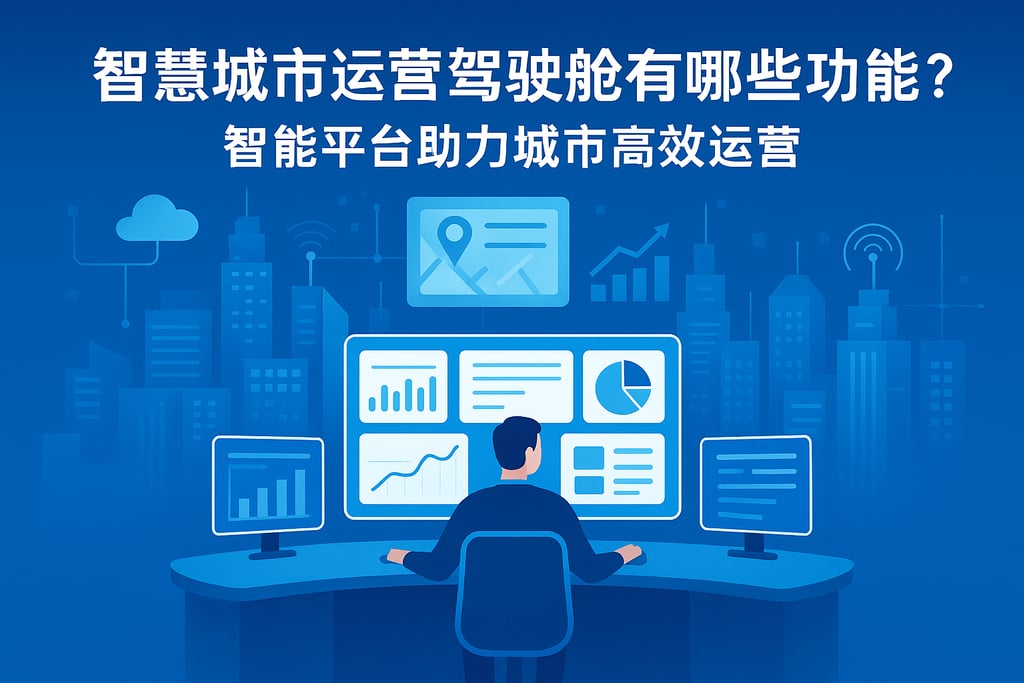 智慧城市运营驾驶舱有哪些功能？智能平台助力城市高效运营