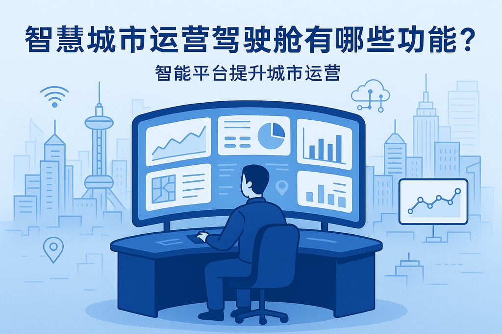 智慧城市运营驾驶舱有哪些功能？智能平台提升城市运营